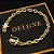 PULSEIRA CADEADO (7MM - 12G) - 20CM - FECHO COM MARCAÇÃO 750 - BANHO DE OURO 18k - Imagem 1