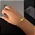 PULSEIRA CADEADO (7MM - 12G) - 20CM - FECHO COM MARCAÇÃO 750 - BANHO DE OURO 18k - Imagem 2