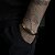 BRACELETE  COM PAI NOSSO DETALHADO  ( 7mm -13g)-21cm - BANHADO A OURO 18K - Imagem 4