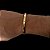 BRACELETE  DETALHADO  ( 4mm -13g)-21cm - BANHADO A OURO 18K - Imagem 2
