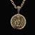 PINGENTE MEDALHA JESUS  CRAVEJADO  12g( 4x4cm) (GG) - Imagem 1