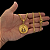 CORRENTE LACRAIA COM FECHO NOSSA SENHORA  ( 70cm- 4mm) + PINGENTE MEDALHA NOSSA SENHORA CRAVEJADA M - FECHO COM MARCAÇÃO 750 - BANHADO A OURO 18K - Imagem 1
