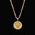 CORRENTE CARTIE  ( 70cm- 4mm) + PINGENTE MEDALHA LEÃO  M - FECHO COM MARCAÇÃO 750 - BANHADO A OURO 18K - Imagem 2