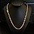 CORRENTE LACRAIA   ( 70cm- 7mm) + PINGENTE  CRUZ AMARRADA   M - BANHADO A OURO 18K - Imagem 2