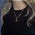 CORRENTE PIASTRINE ( 1.8 mm 50cm FEM ) + PINGENTE CRUCIFIXO COM JESUS - BANHADO A OURO 18K. - Imagem 1