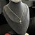CORRENTE PIASTRINE ( 1.8 mm 50cm FEM ) + PINGENTE CRUCIFIXO COM JESUS - BANHADO A OURO 18K. - Imagem 5