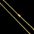 CORRENTE PITBULL (2MM- 70CM) + PINGENTE  ROSTO DE JESUS - BANHADO A OURO 18K - Imagem 3