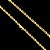 CORRENTE  BAIANA  FECHO CANHÃO ( 6mm - 60G )-  70cm + PINGENTE PITBULL 5D  M - BANHADO A OURO 18k - Imagem 2