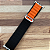 Pulseira  Para Apple Watch E Iwo  Ajustavel LARANJA E PRETA 42/44m L - Imagem 2