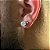 2 PARES DE BRINCOS, CRAVEJADOS EM ZIRCÔNIA PREMIUM 10MM e 2MM  -  BANHADO A OURO 18K - Imagem 2