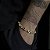 PULSEIRA CADEADO( 8MM - 12G - 20CM) - FECHO GAVETA - BANHADO A OURO 18K - Imagem 2