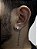 PAR DE BRINCO QUADRADO ZIRCÔNIA  PREMIUM  7MM - BANHADO A OURO 18K - Imagem 2