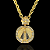 PINGENTE MEDALHA JESUS DETALHADO  CRAVEJADO ( 12g- 4x4cm) (GG) EXCLUSIVIDADE - BANHO DE OURO 18k - Imagem 2