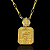 PINGENTE PLACA COM NUMERO 7 DETALHADO  CRAVEJADO ( 12g- 5x5cm) (GG) EXCLUSIVIDADE - BANHO DE OURO 18k - Imagem 2