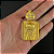 PINGENTE PLACA COM NUMERO 7 DETALHADO  CRAVEJADO ( 12g- 5x5cm) (GG) EXCLUSIVIDADE - BANHO DE OURO 18k - Imagem 3