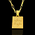 PINGENTE PLACA ESTRELA DE DAVI  ( 12g- 4x4cm) (GG) EXCLUSIVIDADE - BANHO DE OURO 18k - Imagem 2