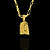 PINGENTE JESUS CRAVEJADO EM ZIRCONIA PREMIUM ( 12g- 2x2cm) (M) EXCLUSIVIDADE - BANHO DE OURO 18k - Imagem 1