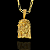 PINGENTE JESUS CRAVEJADO EM ZIRCONIA PREMIUM ( 12g- 4x4cm) (G) EXCLUSIVIDADE - BANHO DE OURO 18k - Imagem 2