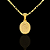 PINGENTE NOSSA SENHORA ( 2g-  1,5x2cm) - BANHO DE OURO 18k - Imagem 1