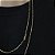 CORRENTES TIJOLINHO (1.8mm - 60CM + 70CM)- 8G - BANHO DE OURO 18K - Imagem 2