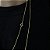 CORRENTE VENEZIANA (1.8mm - 60CM + 70CM)- 8G - BANHO DE OURO 18K - Imagem 4
