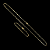 CORRENTE TIJOLINHO  ALONGADO  FECHO GAVETA  (3mm-70cm) + PULSEIRA TIJOLINHO  ALONGADO  FECHO GAVETA  (3mm-20cm) - BANHADO A OURO 18K - Imagem 2