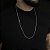 CORRENTE CADEADO (2MM - 50, 60cm ou 70cm)  -  BANHADO A OURO 18k - Imagem 5