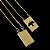 ESCAPULÁRIO ESPÍRITO SANTO CORRENTE VENEZIANA (1.8MM 60cm ou 70cm) -  BANHADO A OURO 18k - Imagem 1