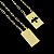 ESCAPULÁRIO ESPÍRITO  SANTO CORRENTE CARTIE (1.8MM 60cm ou 70cm) -  BANHADO A OURO 18k - Imagem 1