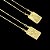 ESCAPULÁRIO ESPÍRITO SANTO E NOSSA SENHORA CORRENTE VENEZIANA (1.8MM 60cm ou 70cm) -  BANHADO A OURO 18k - Imagem 1