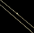 CORRENTE VENEZIANA( 1.5MM - 50, 60cm ou 70cm)  -  BANHADO A OURO 18k - Imagem 1
