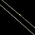 CORRENTE CARTIE FECHO CONVENCIONAL (3mm - 50, 60cm ou 70cm) - BANHADO A OURO 18k - Imagem 1