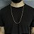 CORRENTE BAIANA (2MM -  60cm ou 70cm)  - BANHADO A OURO 18k - Imagem 3