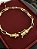 PULSEIRA TIJOLINHO ALONGADO (4mm) Escolha  17cm a 21cm - Banhado a Ouro 18K - Imagem 5