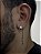 PAR DE BRINCO ARGOLA MACIÇA 12x5mm G - BANHADO A PRATA 750 - Imagem 4