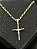 PINGENTE CRUCIFIXO JESUS G - BANHO DE OURO 18K - Imagem 1