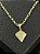 PINGENTE DIAMANTE PP - BANHO DE OURO 18K - Imagem 1