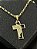 PINGENTE CRUS JESUS 3D VAZADA P - BANHO DE OURO 18K - Imagem 1
