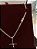 CORRENTE LACRAIA (2MM - 50, 60cm ou 70cm) + PINGENTE CRUZ AMARRADA  - BANHADO A OURO 18k - Imagem 4