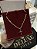 CORRENTE PIASTRINE (4MM - 50, 60cm ou 70cm) + PINGENTE CRUZ AMARRADA  - BANHADO A OURO 18k - Imagem 4