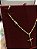 CORRENTE PIASTRINE (4MM - 50, 60cm ou 70cm) + PINGENTE CRUZ AMARRADA  - BANHADO A OURO 18k - Imagem 3