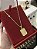 CORRENTE CADEADO (2MM - 50, 60cm ou 70cm) + PINGENTE PLACA ROSTO DE JESUS CRISTO   - BANHADO A OURO 18k - Imagem 1