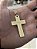 Pingente Cruz detalhada Grande .( 9g- 3,5x3,5cm) (G) - BANHO DE OURO 18k - Imagem 5