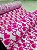 TNT Aveludado Branco - Coração Rosa - 45 cm - Imagem 2
