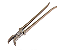 Curved Jaw Low Nail Clincher 12" GE (Jacaré de Boca Curvada para Cravos Baixos de 12" da marca GE) - Imagem 1