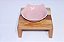Comedouro individual com porcelana rosa - Gatos - Imagem 2