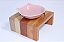Comedouro individual com porcelana rosa - Gatos - Imagem 3