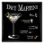 Quadro Decorativo Com Receita Dry Martini Área De Lazer - Imagem 1
