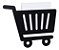 Porta Recado Geladeira + Bloco Papel / Carrinho De Compras - Imagem 3