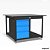 Workstation 1212 meio fechado incl. 3 gavetas - SG2-224607 - Imagem 1